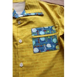 Boys' classic cut short sleeve shirt size 6-8