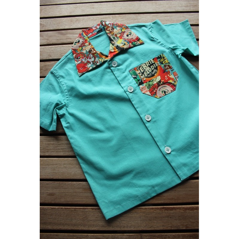 Boys' classic cut short sleeve shirt